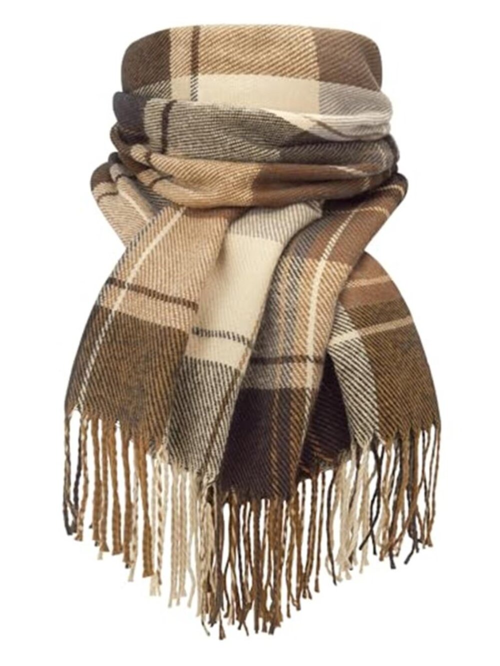 Winter Scarf for Women Long Plaid Scarves Ladies Gifts